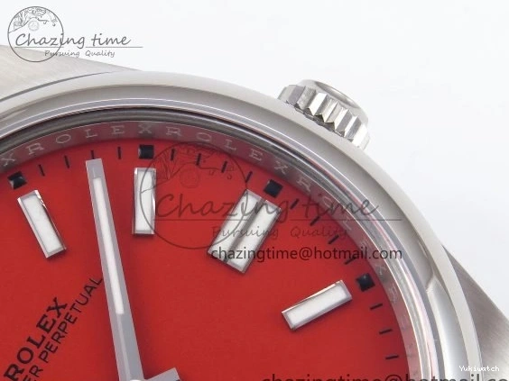 Edition Best 126000 41mm Steel Perpetual 1:1 904L VR3230 Red Clean Oyster Dial 0511